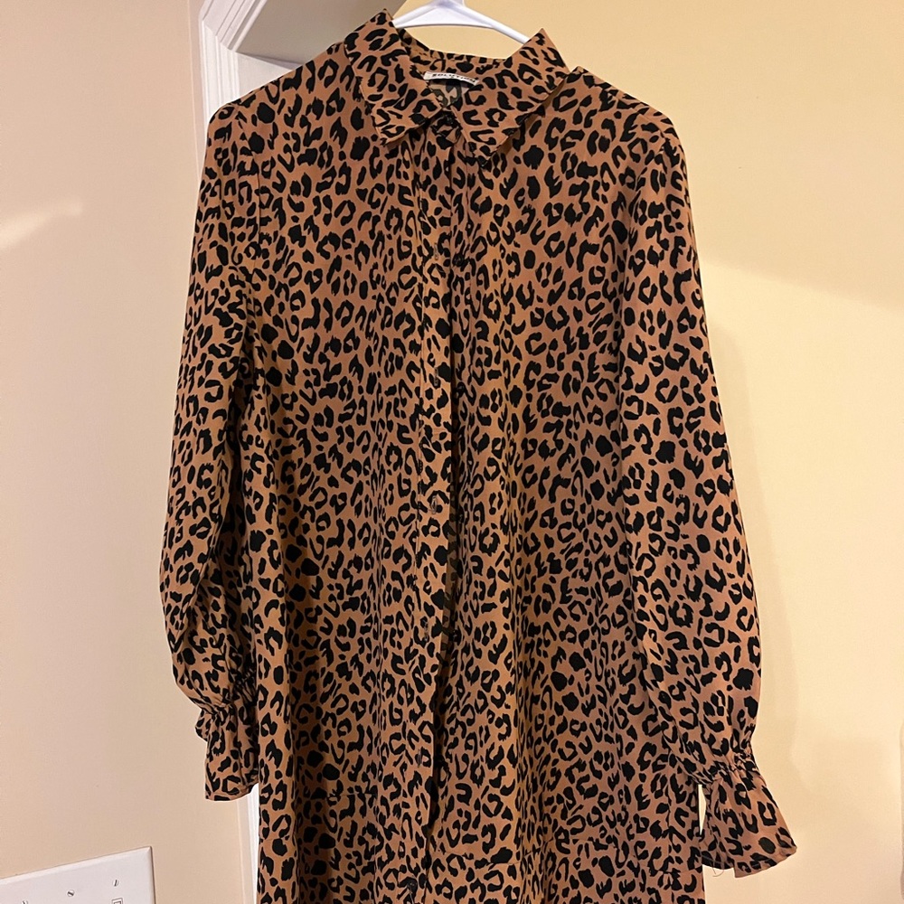 Cheetah print dress